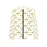 Monogram White & Gold Women's