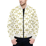 Monogram White & Gold Men's