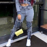 Women's 901 Skinny Patchwork Pencil Jeans