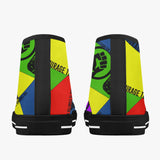 "The Courage" High Top Unisex Canvas Sneakers